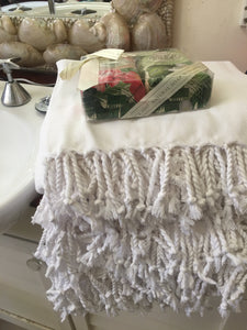 Plain White Cotton Turkish towel